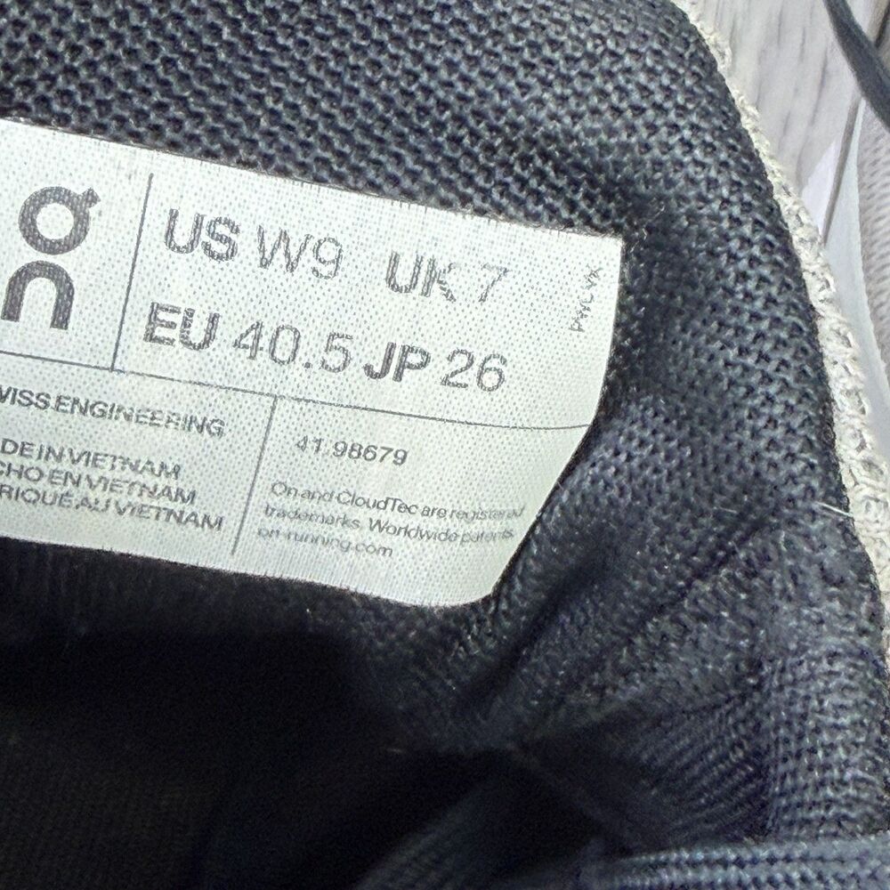 On Cloud Cloudswift Helios Low Top Running Sneakers 9 W Grey Green Hole A - Picture 9 of 12